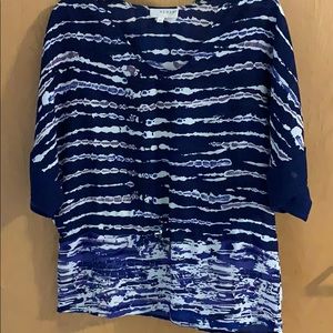 Beautiful bright blue women’s stylish top